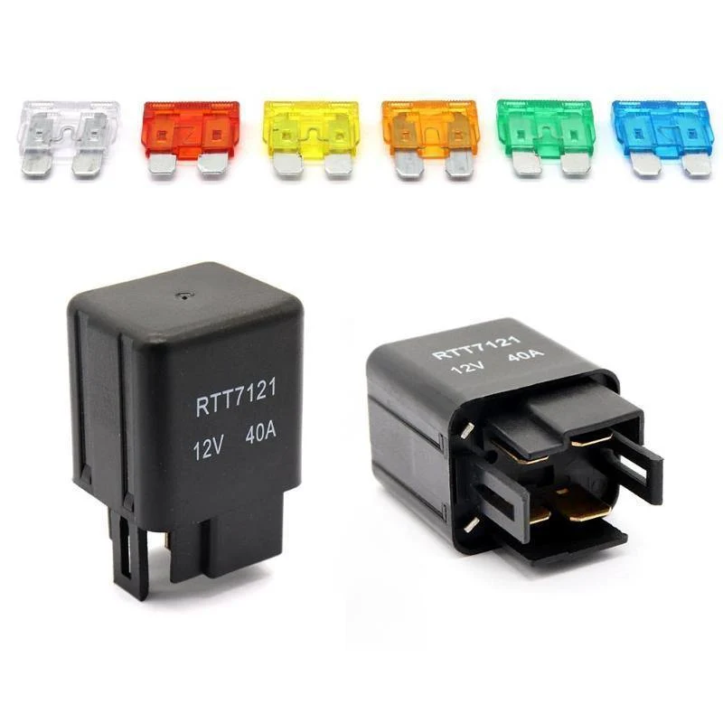 Universal DC 12V Auto Marine Boot 6-Wege-Relais + 6-Slot ATO/ATC Blade Sicherungshalter Box Block Auto Auto Ersatzteile Sicherungen