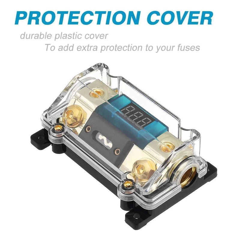 12V 100A Kunststoff Auto Audio Power Sicherung Halter Box Auto Ersatzteile Auto Verstärker Sicherung Adapter Audio System Schutz