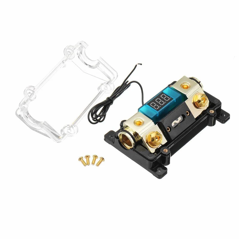 12V 100A Kunststoff Auto Audio Power Sicherung Halter Box Auto Ersatzteile Auto Verstärker Sicherung Adapter Audio System Schutz
