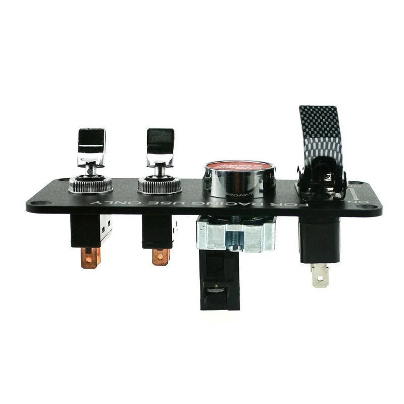 12V-20A Kohlefaser Sim Rennwagen Zündschalter Ersatzpanel Start Push Kontrollleuchte Rocker Auto Corrida Zubehör