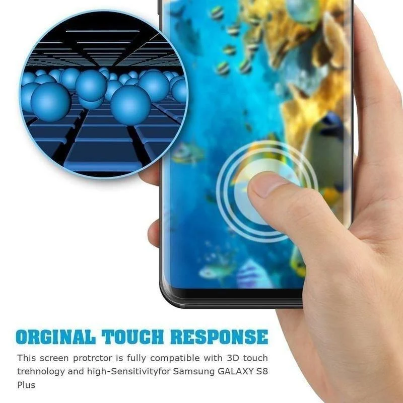 Vollständig gehärteter Glas-Displayschutz für Samsung Galaxy S8 / S8 Plus