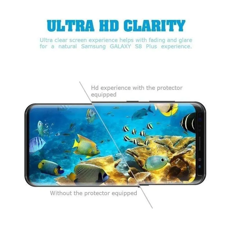 Vollständig gehärteter Glas-Displayschutz für Samsung Galaxy S8 / S8 Plus