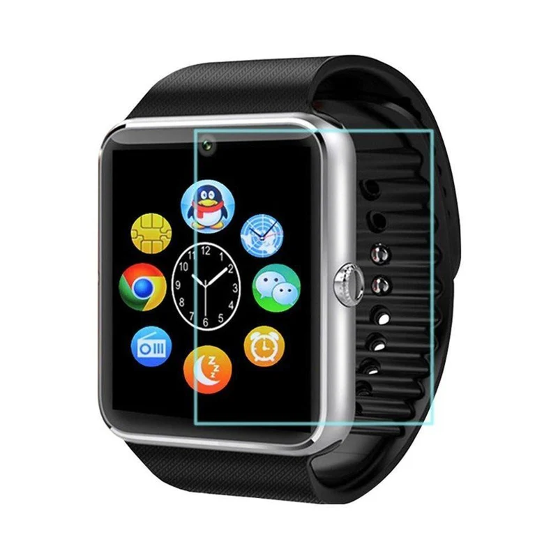 Smart Watch-Bildschirmschutzfolie aus gehärtetem Glas für die GT08-Uhr