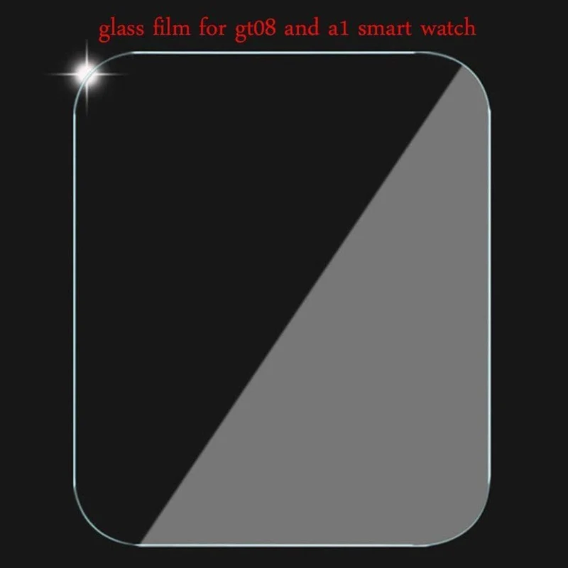 Smart Watch-Bildschirmschutzfolie aus gehärtetem Glas für die GT08-Uhr