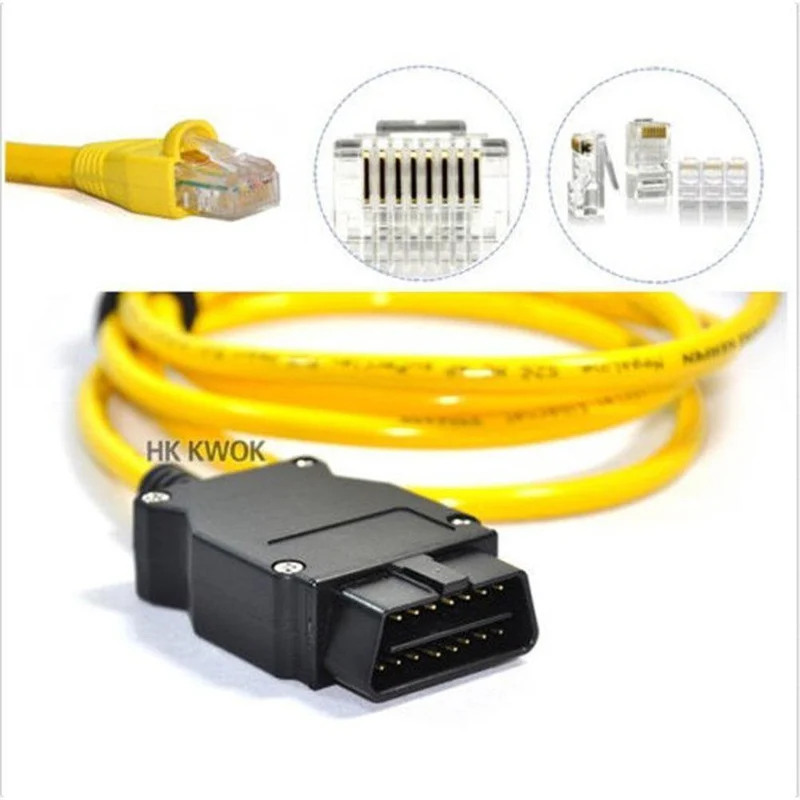 Ethernet zu OBD Für BMW F Serie ENET Kabel E-SYS ICOM 2 Codierung Ohne CD ESYS ICOM Codierung Diagnosewerkzeug Freies Verschiffen