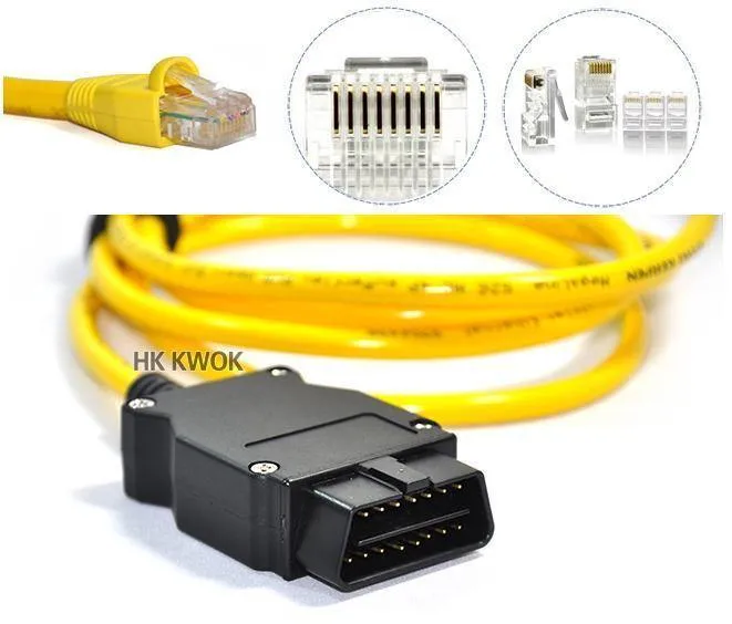Ethernet zu OBD Für BMW F Serie ENET Kabel E-SYS ICOM 2 Codierung Ohne CD ESYS ICOM Codierung Diagnosewerkzeug Freies Verschiffen