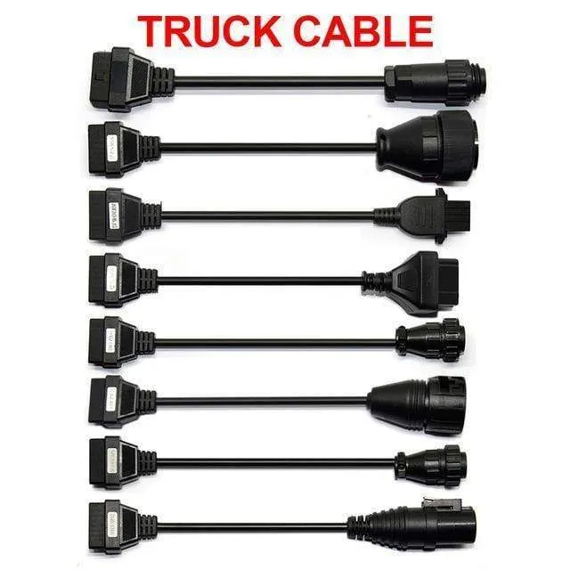 LKW-Kabel CDP Pro OBD2 OBDII-Autokabel LKW-Diagnosetool Verbindungskabel 8 Stück LKW-Kabel für TCS CDP Plus