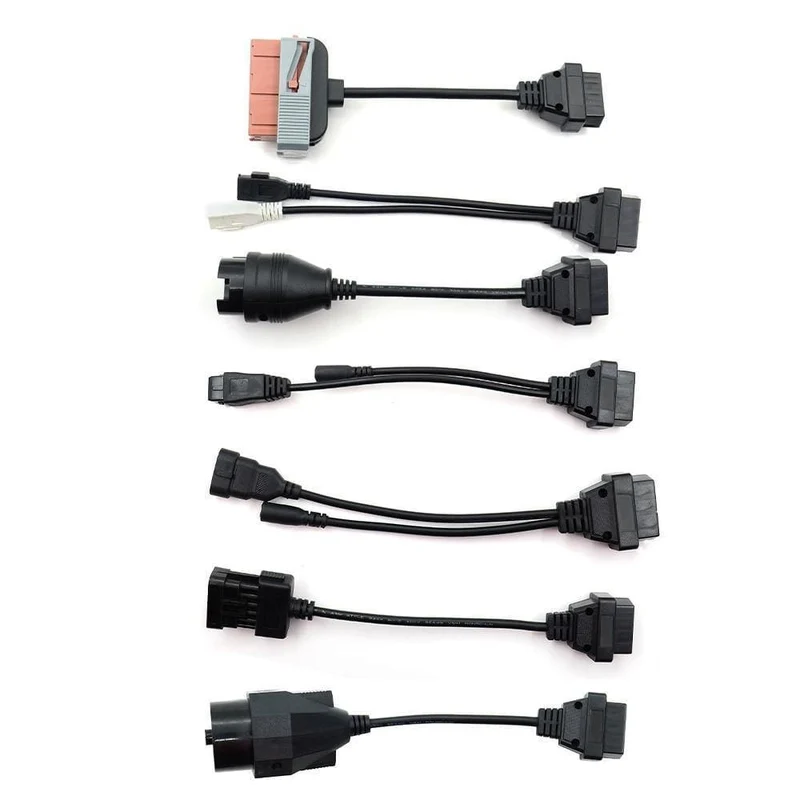 LKW-Kabel CDP Pro OBD2 OBDII-Autokabel LKW-Diagnosetool Verbindungskabel 8 Stück LKW-Kabel für TCS CDP Plus