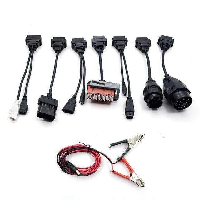 LKW-Kabel CDP Pro OBD2 OBDII-Autokabel LKW-Diagnosetool Verbindungskabel 8 Stück LKW-Kabel für TCS CDP Plus