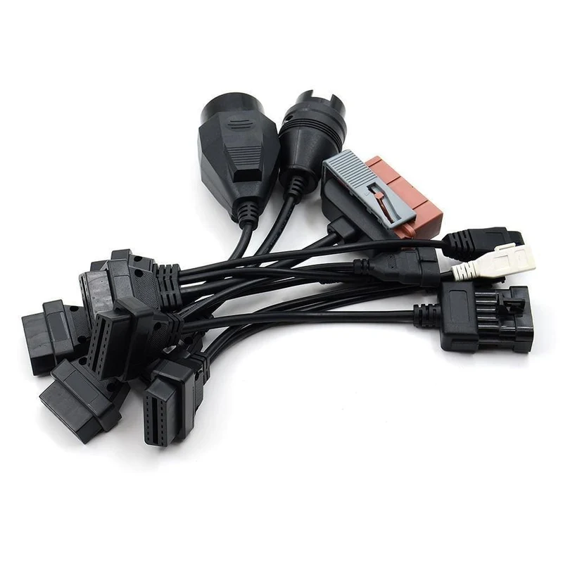 LKW-Kabel CDP Pro OBD2 OBDII-Autokabel LKW-Diagnosetool Verbindungskabel 8 Stück LKW-Kabel für TCS CDP Plus