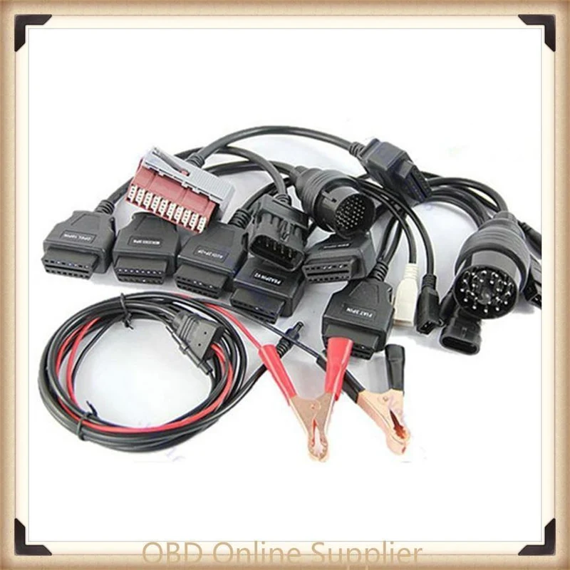 OBD obd2 Komplettset 8 Autokabel tcs CDP Plus Autokabel 8 Autokabel Diagnose-Tool Schnittstellenkabel Für Autocom CDP Delphi DS150E