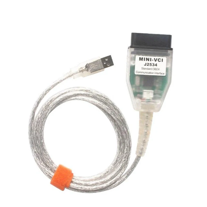 Einzelkabel Mini-VCI J2534 FÜR Toyota / Lexus TIS Techstream V13.00.022 Diagnosewerkzeugkabel MINI VCI