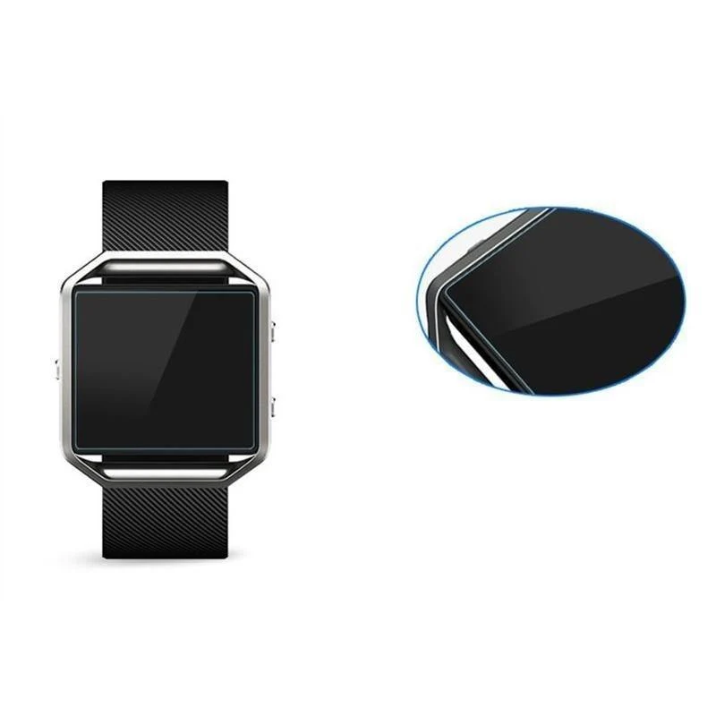 3x Premium Echtglas Displayschutzfolie für Fitbit Ionic Watch