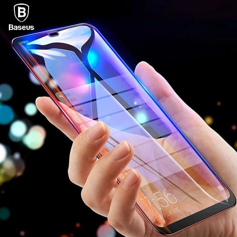 Baseus 0.3 mm dünner Displayschutz für Xiaomi 8 8 SE 9H 7D gehärtetes Glas vollständige Abdeckung Schutzglasfolie für Xiaomi 8 8SE