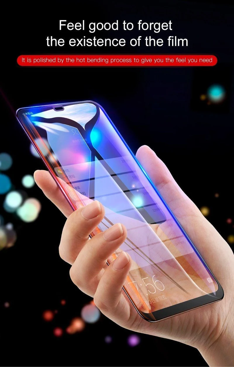 Baseus 0.3 mm dünner Displayschutz für Xiaomi 8 8 SE 9H 7D gehärtetes Glas vollständige Abdeckung Schutzglasfolie für Xiaomi 8 8SE