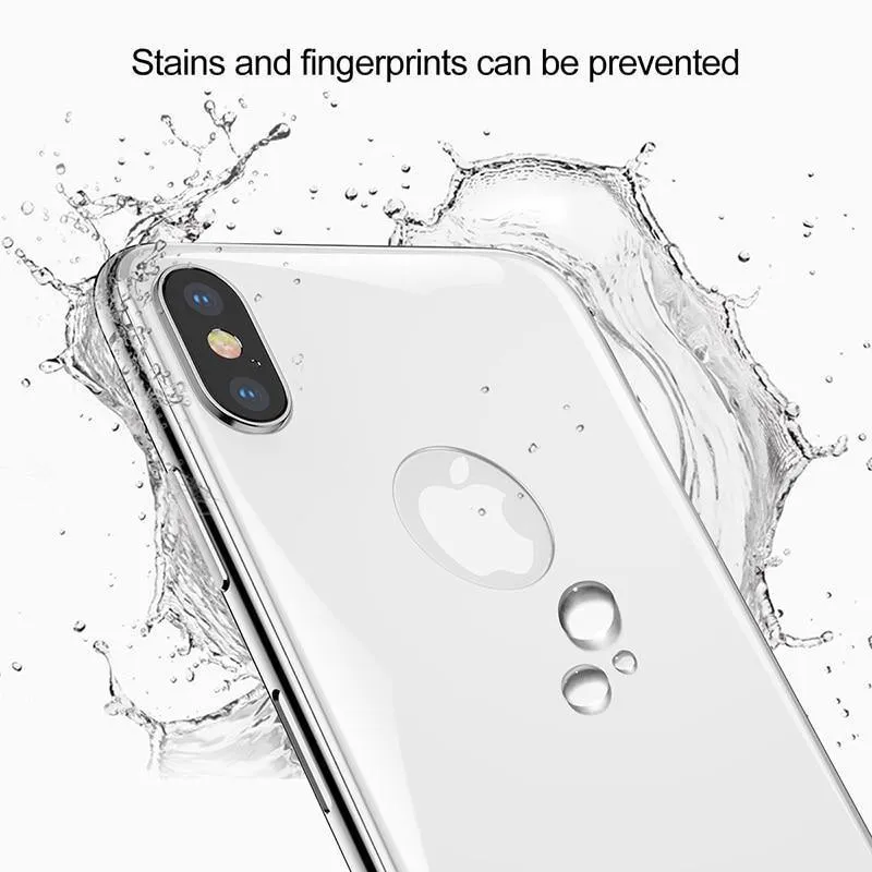 Baseus 4D Displayschutz aus gehärtetem Glas für das iPhone X 10. Ganzkörperschutz. Schutzfolie aus gehärtetem Glas für die Rückseite des iPhone X