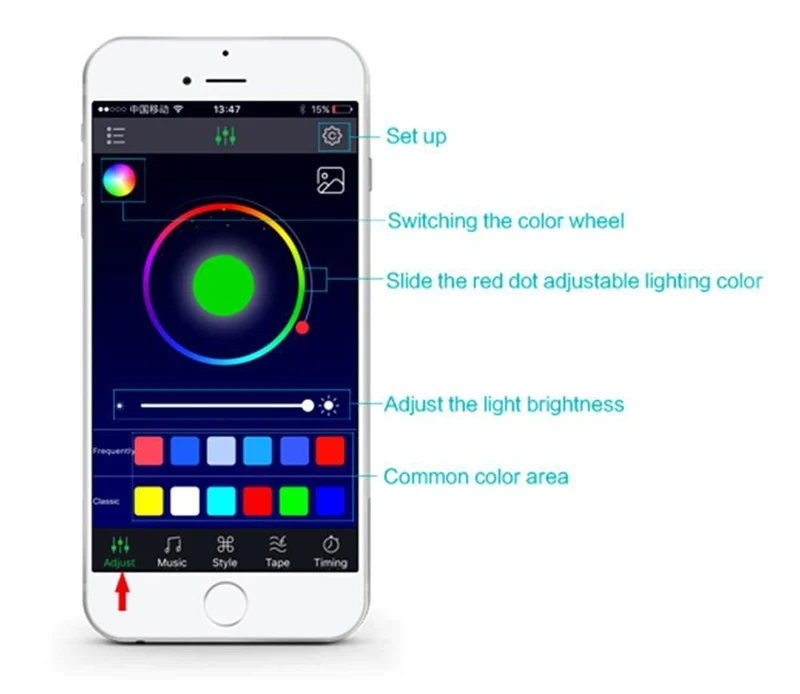 4x Auto Unterbodenbeleuchtung Flexible Streifen LED APP/Fernbedienung RGB Dekorative Atmosphäre Lampe Unter Rohr Unterboden System Neon Licht Kit