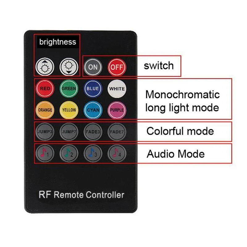 4x Auto Unterbodenbeleuchtung Flexible Streifen LED APP/Fernbedienung RGB Dekorative Atmosphäre Lampe Unter Rohr Unterboden System Neon Licht Kit