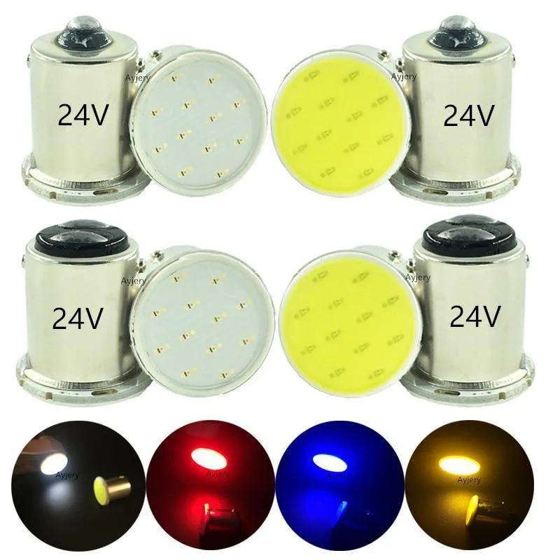 24V 10X Super Helle COB 12 SMD S25 1156 BA15S P21W 1157 BAY15D P21/5W Weiß Rot Bremse licht Rücklicht Signal Auto Licht