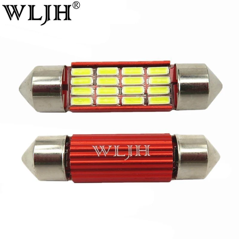 2x Canbus LED Glühbirne C5W C10W 31mm 36mm 39mm 41mm SV8.5 4014 SMD Auto Led lampe Auto Innen Dome Karte Kennzeichen Licht