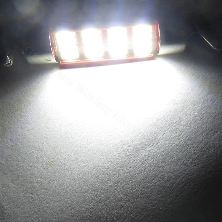2x Canbus LED Glühbirne C5W C10W 31mm 36mm 39mm 41mm SV8.5 4014 SMD Auto Led lampe Auto Innen Dome Karte Kennzeichen Licht