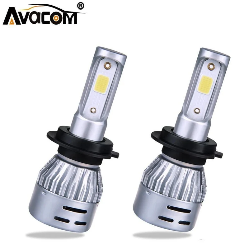 H1 H4 LED 12V 8000lm Mini-Autolampen-Scheinwerfer H8 H9 H11 HB3 HB4 COB 72W 6500K 3000K 8000K 24V LED H7 Autolampe Autolampe