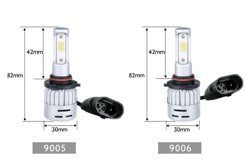 H1 H4 LED 12V 8000lm Mini-Autolampen-Scheinwerfer H8 H9 H11 HB3 HB4 COB 72W 6500K 3000K 8000K 24V LED H7 Autolampe Autolampe