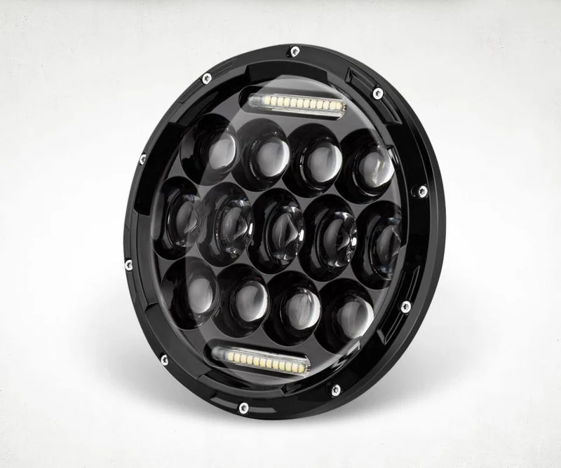 7 "Runden LED-Scheinwerfer 75W Motorrad Scheinwerfer Projektor Daymaker Auto Lichter für Jeep TJ JK Harley Land Rover