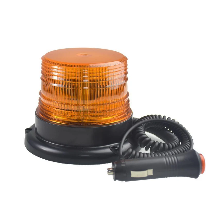 DC 12V-80V Strobe Auto LED blinkende Fracht LKW mit einem kreisförmigen Signal magnetische Decke Polizei Lichter Warnlampe 3 Farbe