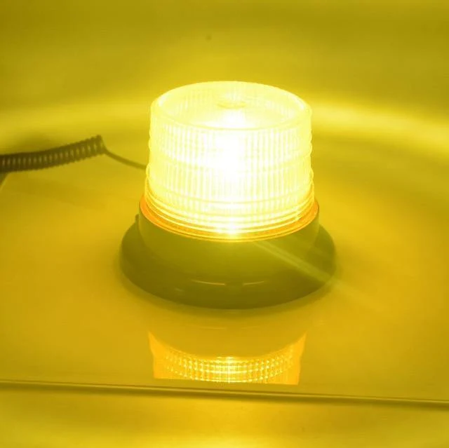 DC 12V-80V Strobe Auto LED blinkende Fracht LKW mit einem kreisförmigen Signal magnetische Decke Polizei Lichter Warnlampe 3 Farbe