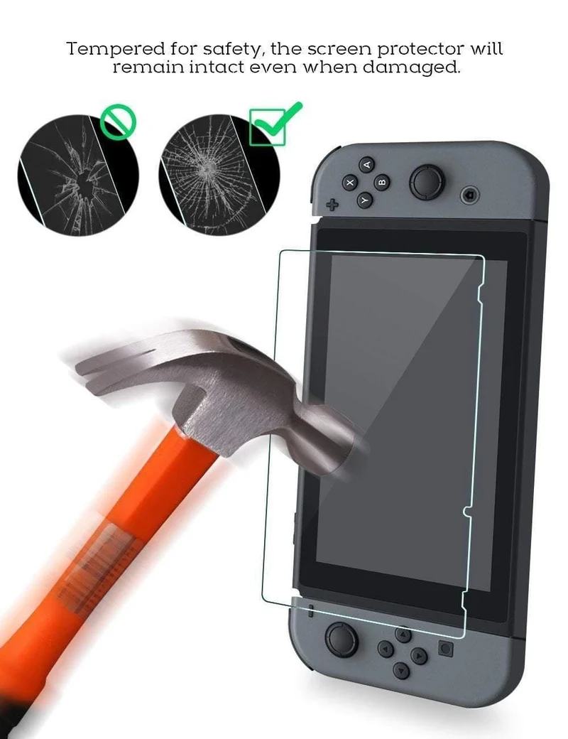 Film gehärtetes Glas für Nintendo Protector