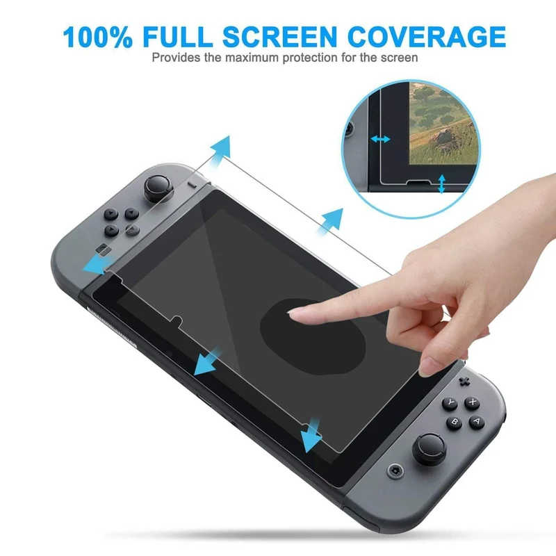 Film gehärtetes Glas für Nintendo Protector