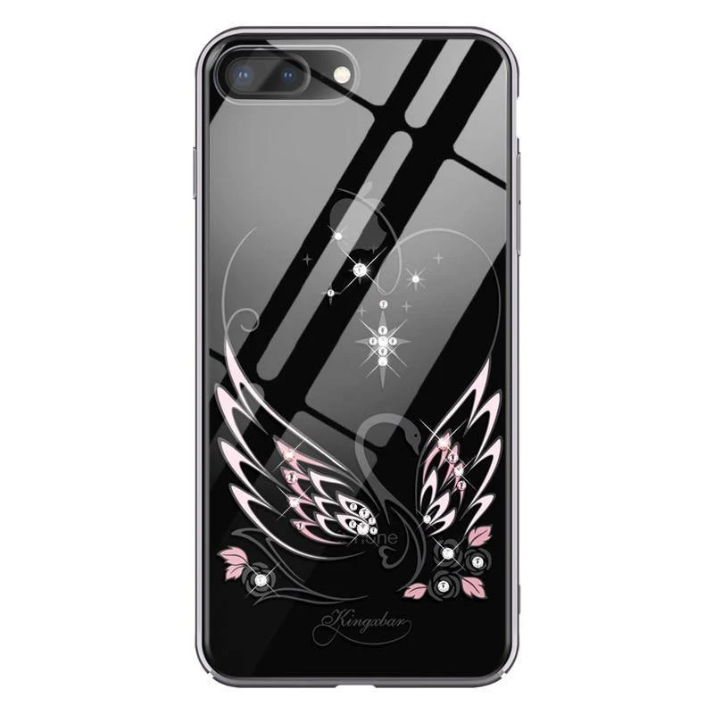 Hülle für iPhone 7 X 8 Plus Hülle Swarovski Element Crystals Handyhülle für iPhone 7 Hülle Überzogene Harte