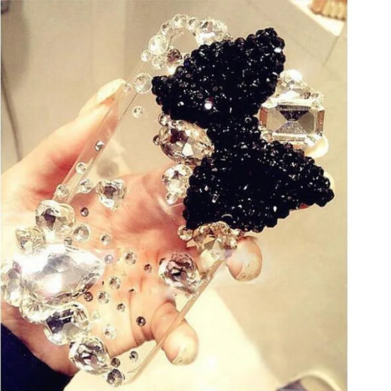 Luxuriöses, kristallklares, hartes PC, schöne, glitzernde Perlen, elegante Hülle für Apple iPhone 6 Plus 5.5 Zoll, iPhone 6 6S 4.7 Zoll, iPhone 7 7Plus