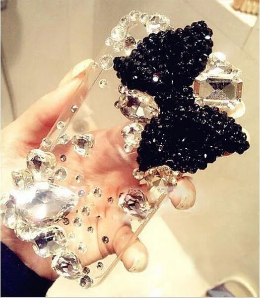 Luxuriöses, kristallklares, hartes PC, schöne, glitzernde Perlen, elegante Hülle für Apple iPhone 6 Plus 5.5 Zoll, iPhone 6 6S 4.7 Zoll, iPhone 7 7Plus