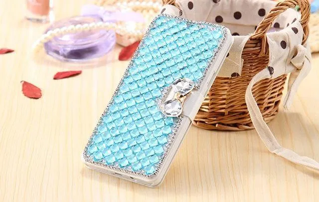 Strass Diamant Handyhülle für iPhone Xs Max 5 5s 5c 6 6s plus 7 8 plus Brieftasche Leder Flip Cover