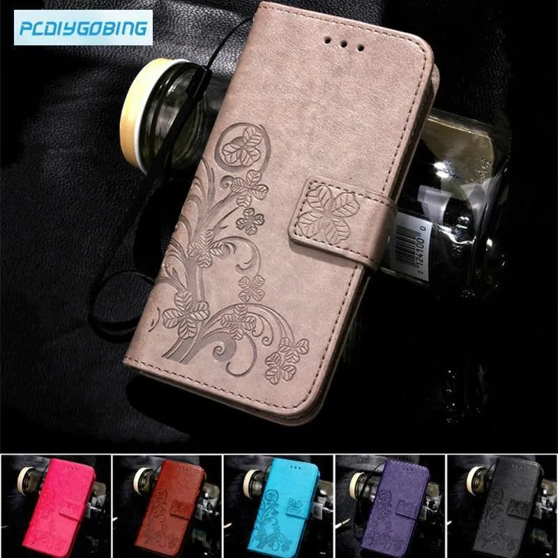 Luxus Leder Handy Fall Für Doogee X3 / X5 Max X5 Max Pro / F5 / X6 X6 Pro Zurück Abdeckung Flip Shell Brieftasche Stand