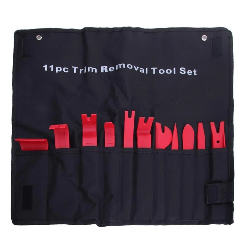 11pcs Auto Hebeln Reparatur Werkzeuge Kit Auto Türverkleidung Armaturenbrett Panel Molding Clip Entfernung Installer Hebeln Auto Repair Tool Set Zubehör