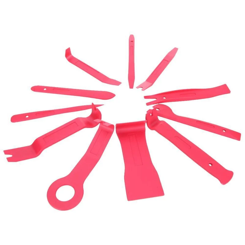 11pcs Auto Hebeln Reparatur Werkzeuge Kit Auto Türverkleidung Armaturenbrett Panel Molding Clip Entfernung Installer Hebeln Auto Repair Tool Set Zubehör
