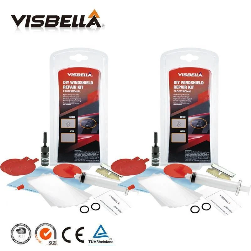 2pc Auto Fenster Reparatur Windschutzscheibe Kratzer Chip Riss Wiederherstellung Fix Glas Erneuerung Werkzeuge Auto Windschutzscheibe Reparatur Kit Polieren