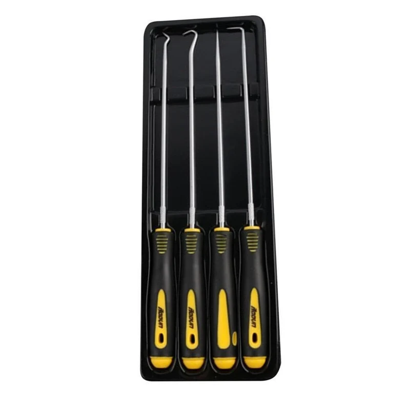 4pcs Auswahl Autohaken Öl O-Ring Dichtungsentferner Set Kunsthandwerkzeuge Automobil Fahrradreparaturwerkzeuge 170mm Spezial Autozubehör