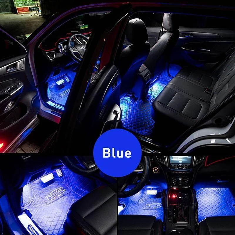 LED Streifen Auto Auto Umgebungs Licht APP Steuerung USB RGB Innen Atmosphäre Lampe 5050 48SMD Flexible Auto LED Dekorative lichter