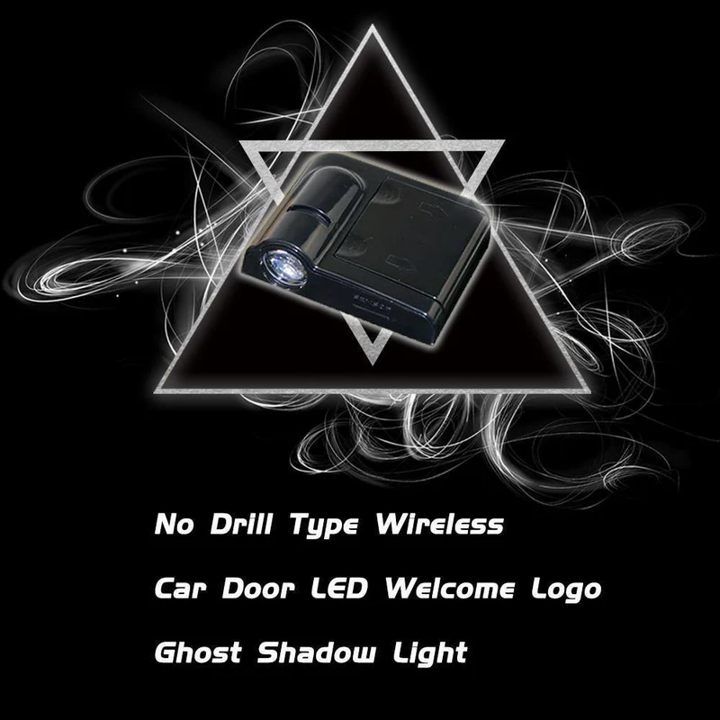 2 STÜCKE Led Autotür Willkommen Licht Courtesy Logo Für Peugeot Für Mercedes Benz Laser Projektor Stanzen Geist Schatten Lampe