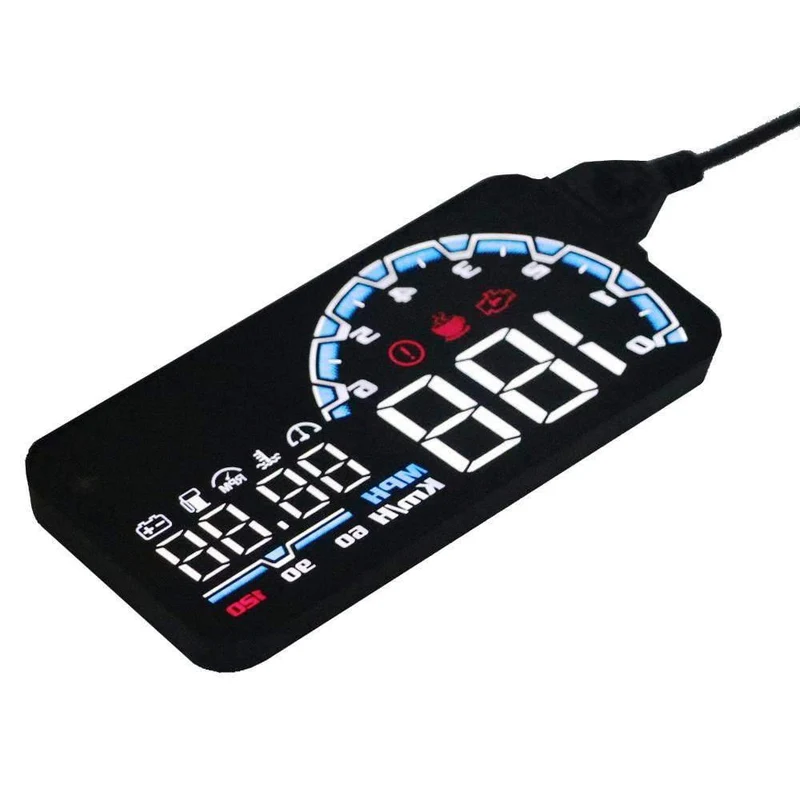 Helle Auto HUD Head-up-Display OBD II EUOBD Computer Tacho Hud Film Auto Elektronik Überdrehzahl Spannungsalarm