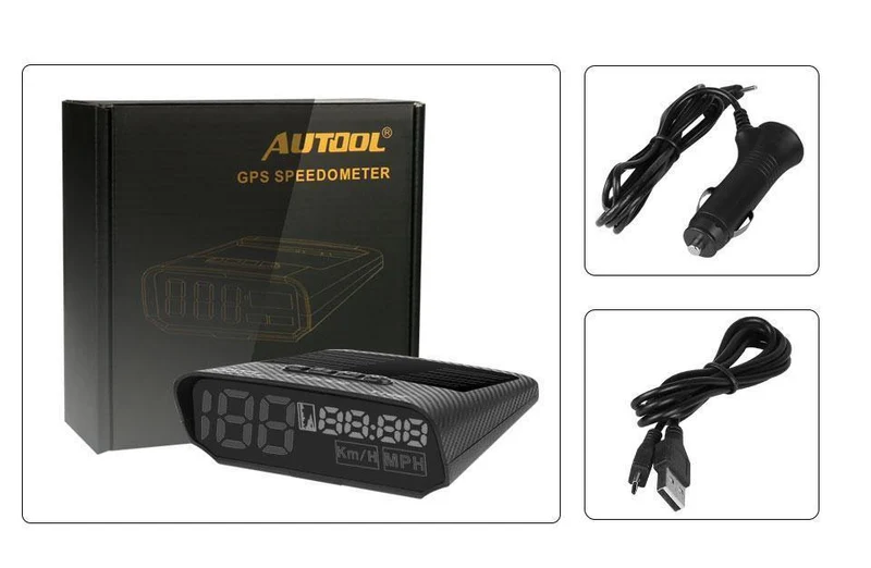 GPS Tacho Car Head Up Display Auto Elektronik Digitale Multifunktions-Geschwindigkeitshöhenmesser Automotive KM / H
