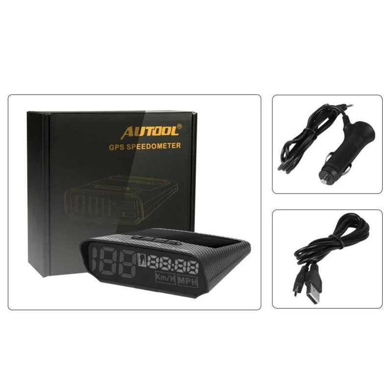GPS Tacho Car Head Up Display Auto Elektronik Digitale Multifunktions-Geschwindigkeitshöhenmesser Automotive KM / H