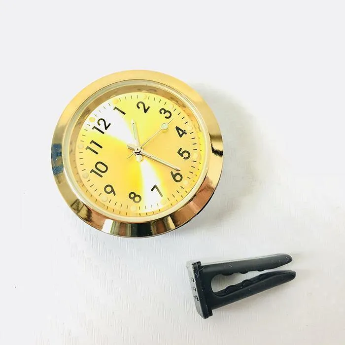 Auto Quarz Outlet Clock Aromatherapie elektronische Parfüm Gold Air Runde Casual Fashion Clock blau