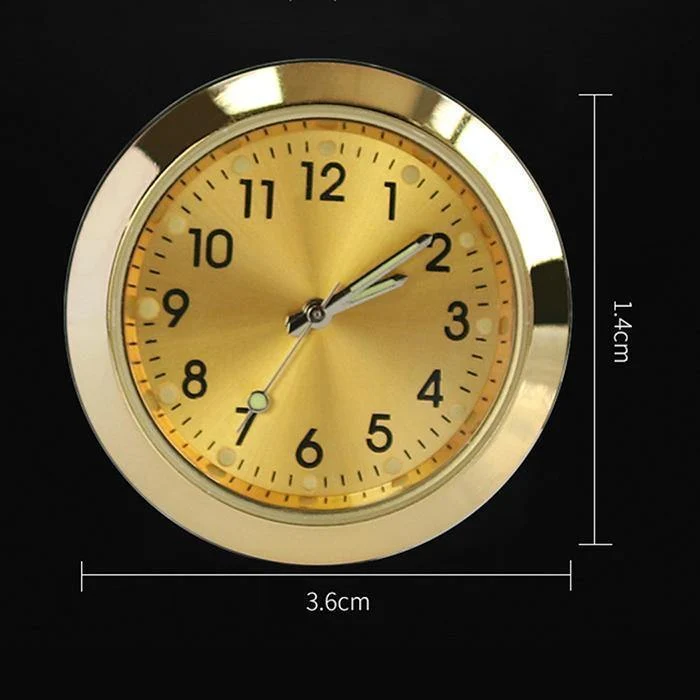 Auto Quarz Outlet Clock Aromatherapie elektronische Parfüm Gold Air Runde Casual Fashion Clock blau