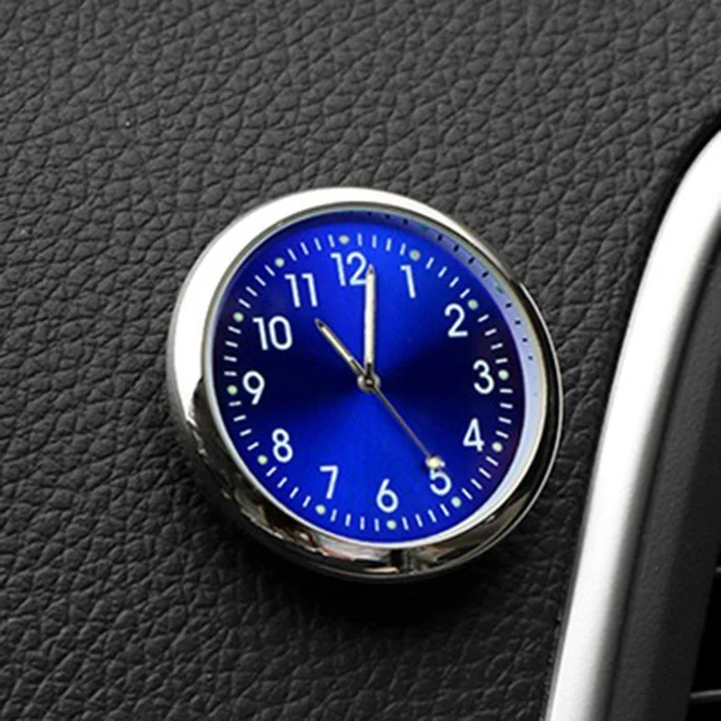 Auto Quarz Outlet Clock Aromatherapie elektronische Parfüm Gold Air Runde Casual Fashion Clock blau