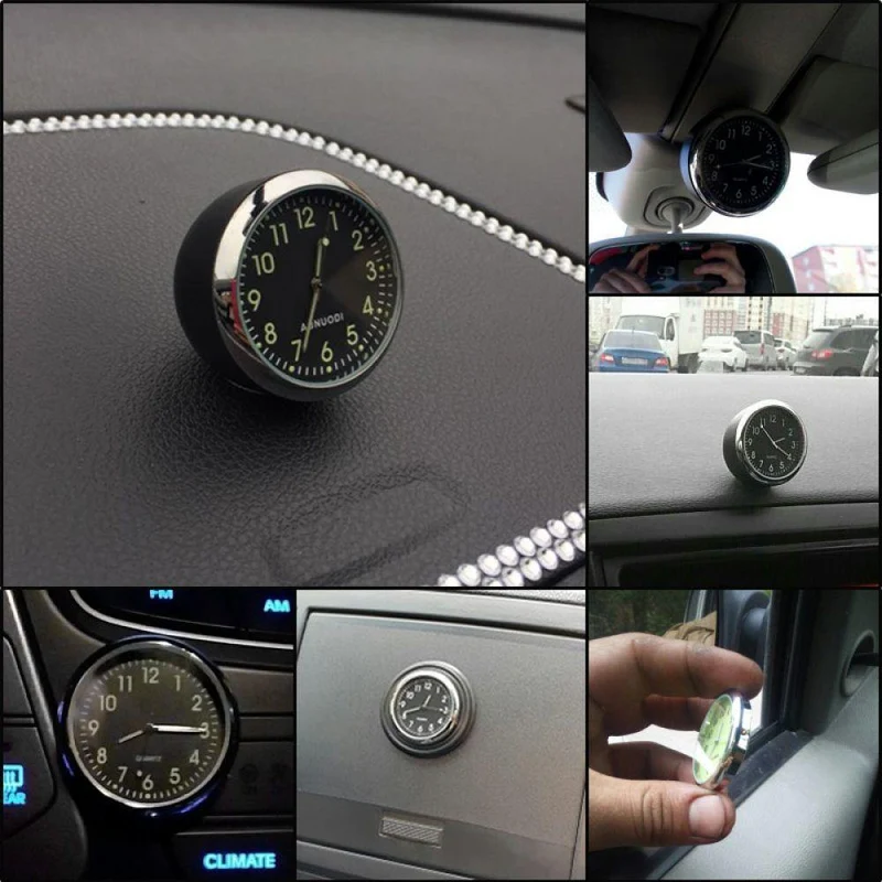 Auto Quarz Outlet Clock Aromatherapie elektronische Parfüm Gold Air Runde Casual Fashion Clock blau